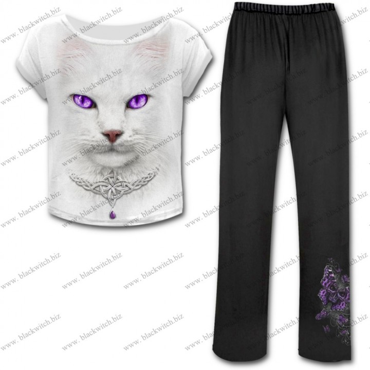 Gothic Pyjama Set White Magic