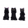 Three Wise Felines 8.5cm 5*4*8.5cm