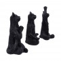 Zen Cats (Set of 3) 18.7cm 14.3X10.3X18.7