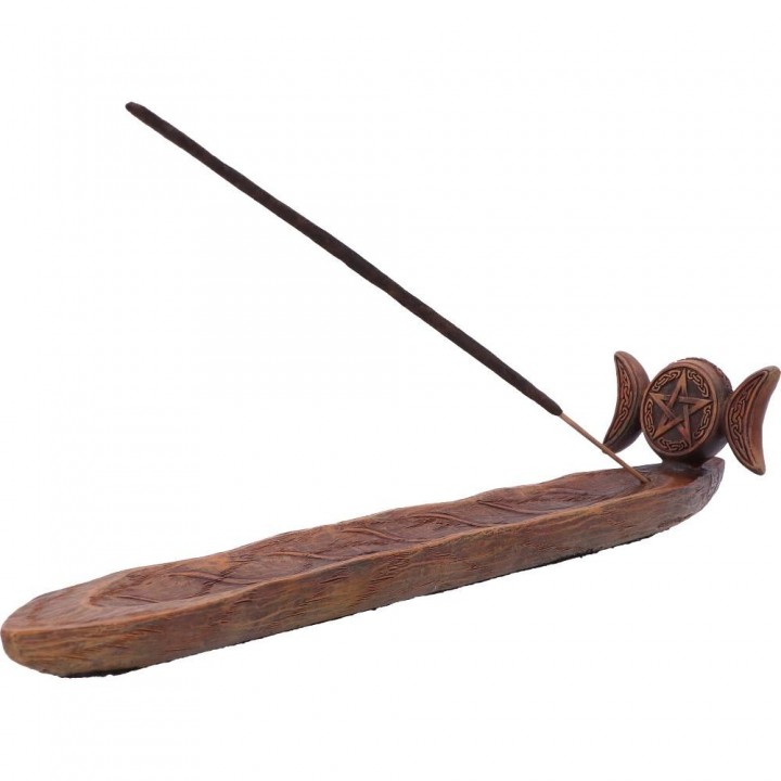 Triple Moon Goddess Incense Holder 23.5cm