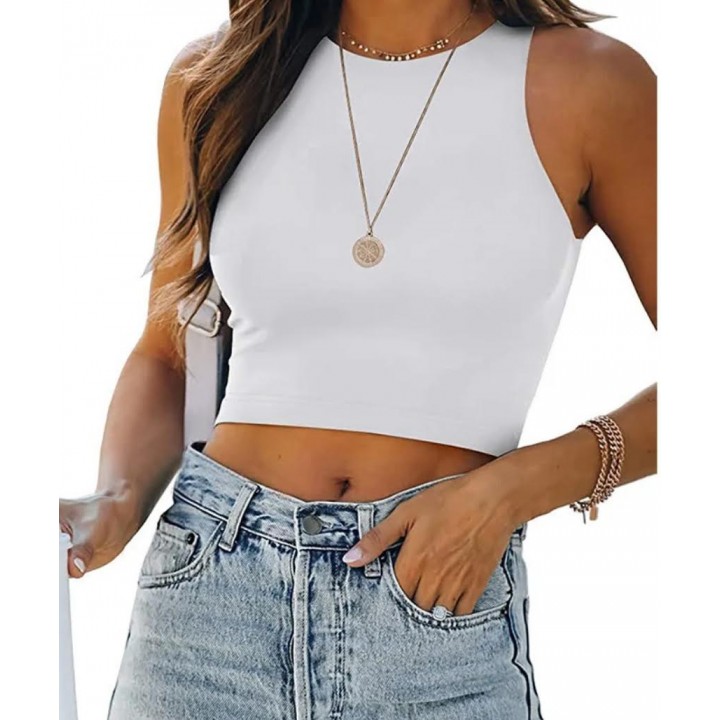 Crop top-white